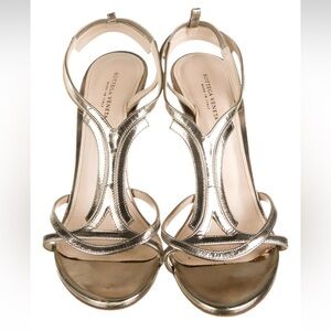 Bottega Veneta Leather Slingback Sandals